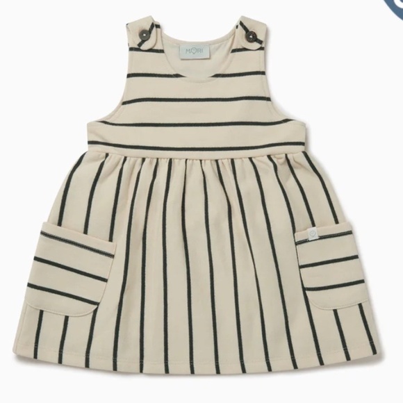 MORI Striped Pinafore Dress - Picture 7 of 7